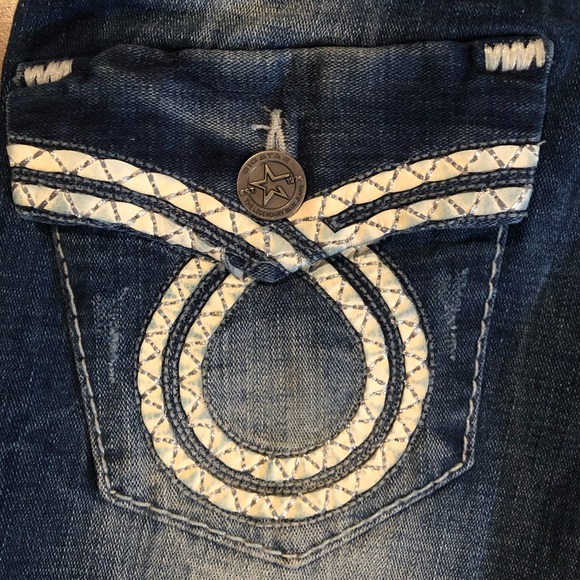 New Big Star Sweet Flare Ultra Low Rise 26 R x 32” - Picture 4 of 12